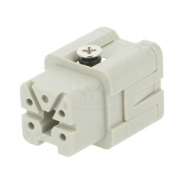 Conector HDC Inserturi Contact Mamă 5 4 PE 10A | Electronic-mag.ro | Componente Electronice