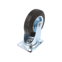 Roată de transport 125mm torsională 100kg | Electronic-mag.ro | Componente Electronice