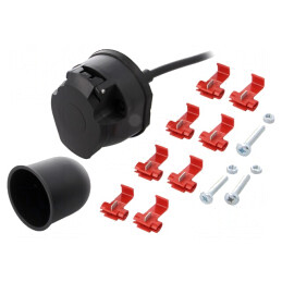 Automotive Soclu Montare Panou 7 PIN 1.5m | Electronic-mag.ro | Componente Electronice