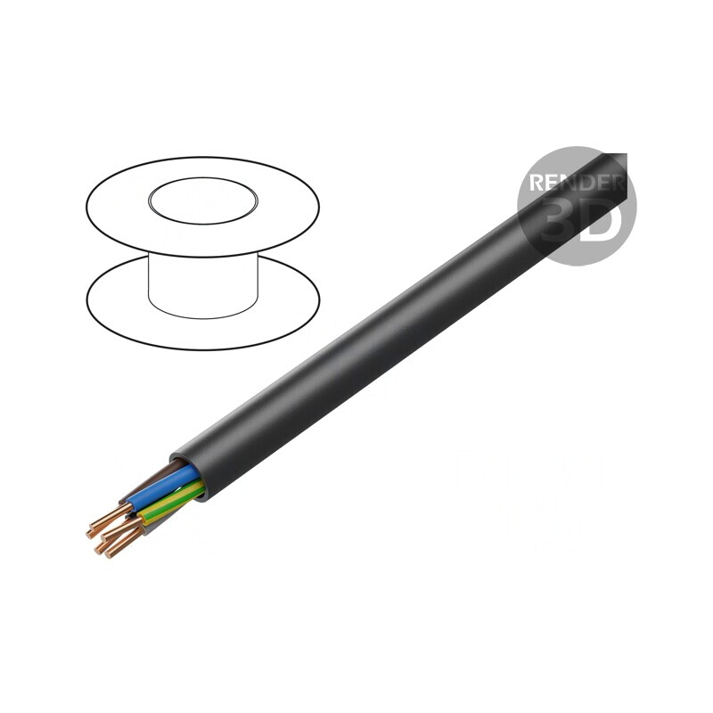 Cablu electric YKY 5G6mm2 100m negru | Electronic-mag.ro | Componente Electronice Cablu electric YKY 5G6mm2 100m negru | Electronic-mag.ro | Componente Electronice
