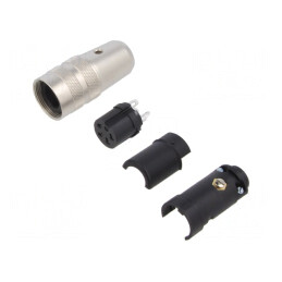 Conector M16 Mufă Mamă 4 PIN Lipire Cablu 6A 150V | Electronic-mag.ro | Componente Electronice