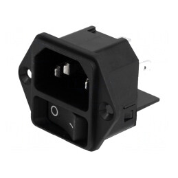 Conector de Alimentare AC 15A 250V Tată IEC 60320 DC11