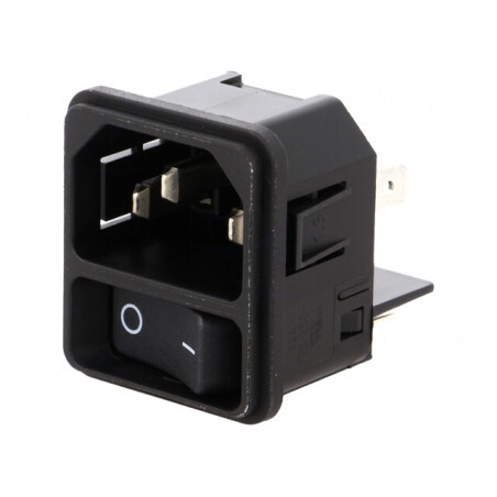 Conector alimentare AC 15A 250V IEC 60320 | Electronic-mag.ro | Componente Electronice