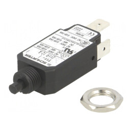 Întrerupător de Supracurent 12A SPST 240VAC/48VDC | Electronic-mag.ro | Componente Electronice