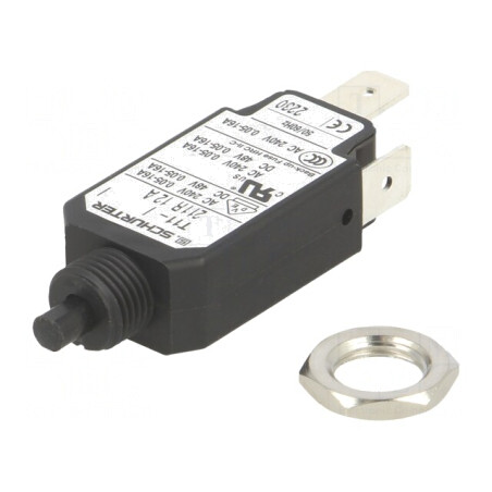 Întrerupător de Supracurent 12A SPST 240VAC/48VDC | Electronic-mag.ro | Componente Electronice