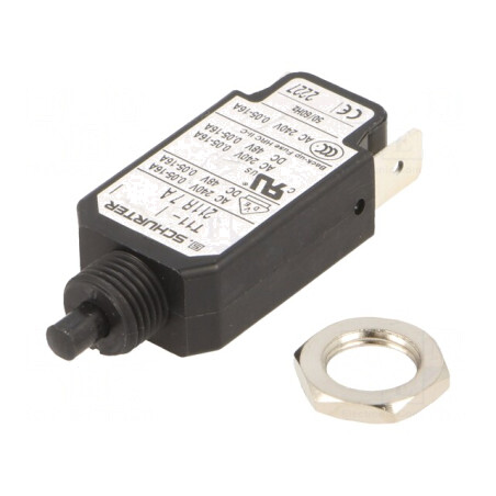 Întrerupător de Supracurent 240VAC 48VDC 7A SPST 1 Pol | Electronic-mag.ro | Componente Electronice