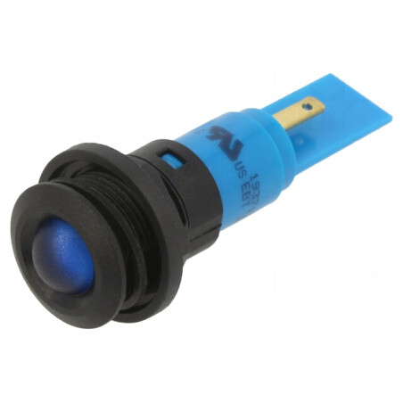 Lampă de control LED albastru Ø16mm 24V | Electronic-mag.ro | Componente Electronice