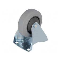 Roată de transport rigidă 100mm 150kg | Electronic-mag.ro | Componente Electronice
