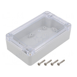 Carcasă Universală cu Bucșă din Alamă, 75x125x37mm | Electronic-mag.ro | Componente Electronice