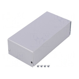 Carcasă Universală Aluminiu Gri 72x143x43mm | Electronic-mag.ro | Componente Electronice