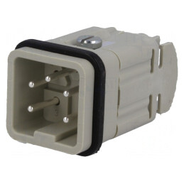 Conector HDC Inserturi Contact Tată 5 4 PE 10A | Electronic-mag.ro | Componente Electronice