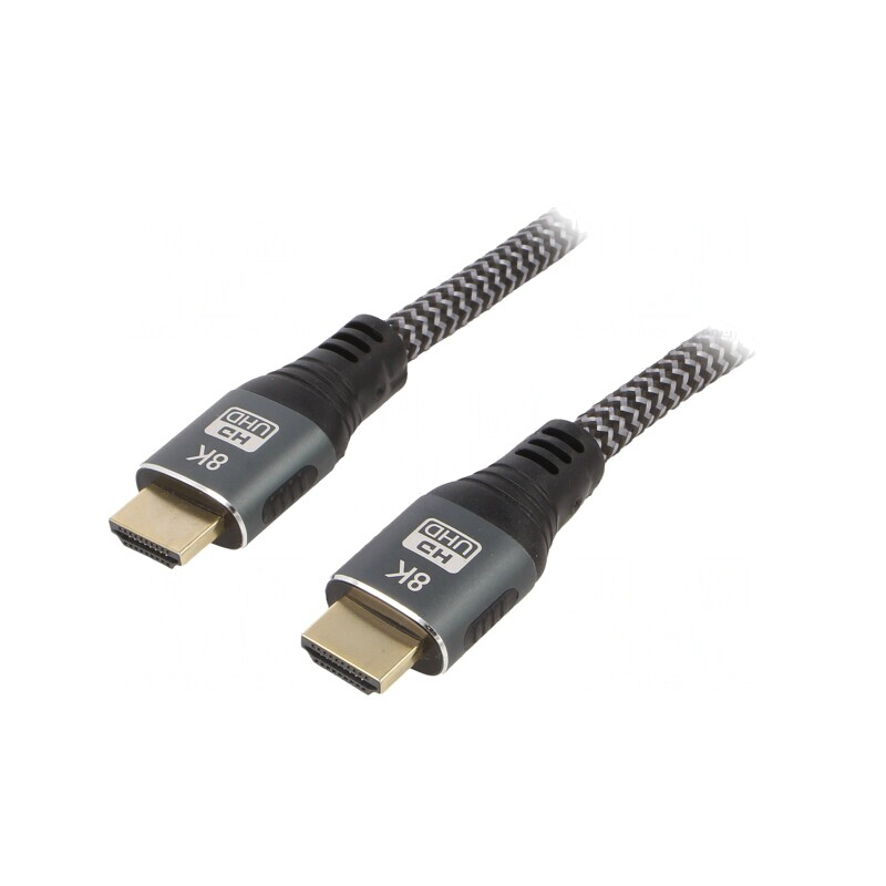 Cablu HDMI 2.1 Textil Negru 1m | Electronic-mag.ro | Componente Electronice Cablu HDMI 2.1 Textil Negru 1m | Electronic-mag.ro | Componente Electronice