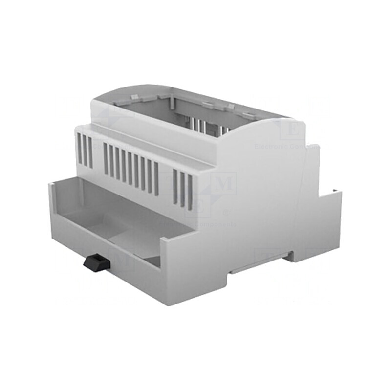 Carcasă pentru șină DIN, gri, 90x87,8x62 mm, model 5 | Electronic-mag.ro | Componente Electronice Carcasă pentru șină DIN, gri, 90x87,8x62 mm, model 5 | Electronic-mag.ro | Componente Electronice