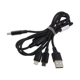 Cablu Nichelat Negru 1m 30AWG 2A | Electronic-mag.ro | Componente Electronice