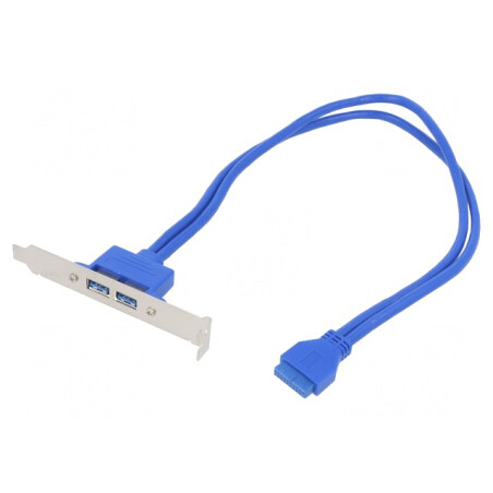 Adaptor IDE 20pin Mamă la USB 3.0 0,4m | Electronic-mag.ro | Componente Electronice
