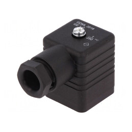 Conector cu Valvă Mufă 18mm 3-PIN 90° | Electronic-mag.ro | Componente Electronice