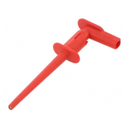 Pensetă de măsurare roșie 300V 2mm 75mm | Electronic-mag.ro | Componente Electronice