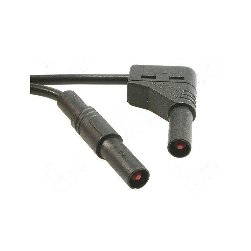 Cablu de măsurare 16A 1m negru | Electronic-mag.ro | Componente Electronice