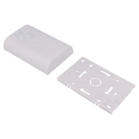 Carcasă montare perete ABS albă 80x120x25mm | Electronic-mag.ro | Componente Electronice