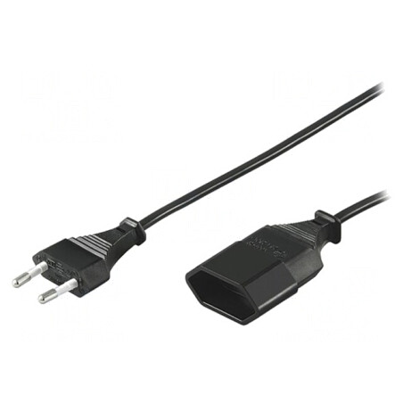 Prelungitor Alimentare Negru 5m 1 Priză | Electronic-mag.ro | Componente Electronice