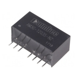 Convertor DC/DC 3W 9-18V la 3.3V 758mA SIP8 | Electronic-mag.ro | Componente Electronice