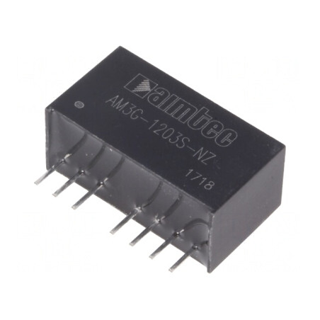 Convertor DC/DC 3W 9-18V la 3.3V 758mA SIP8 | Electronic-mag.ro | Componente Electronice