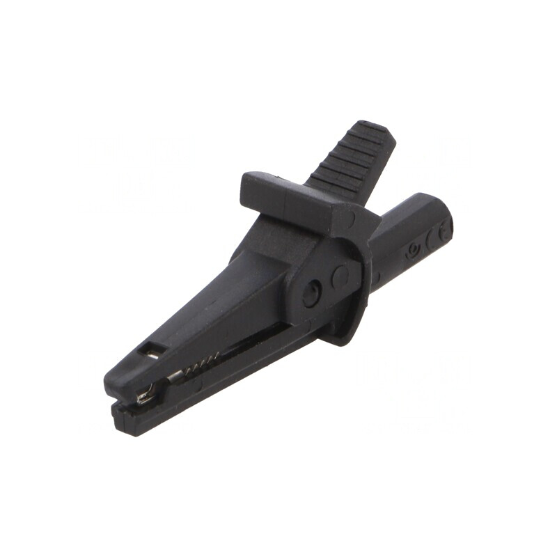 Bornă crocodil neagră 10A 600VDC 6mm | Electronic-mag.ro | Componente Electronice Bornă crocodil neagră 10A 600VDC 6mm | Electronic-mag.ro | Componente Electronice