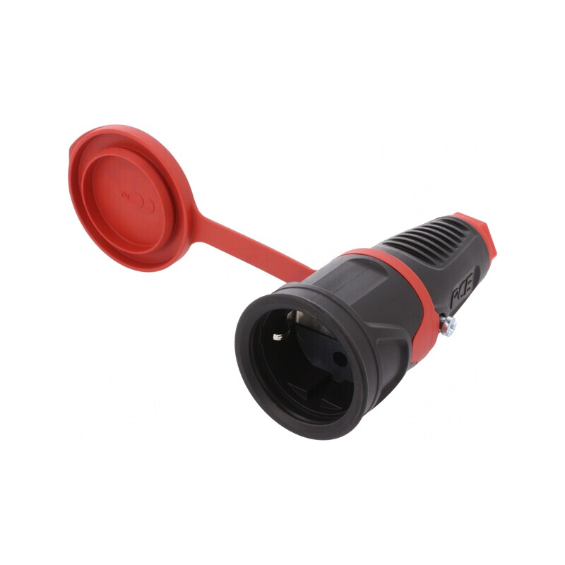 Conector Alimentare AC 2P+PE 250V 16A Pe Cablu | Electronic-mag.ro | Componente Electronice