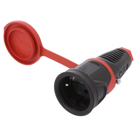 Conector Alimentare AC 2P+PE 250V 16A Pe Cablu | Electronic-mag.ro | Componente Electronice