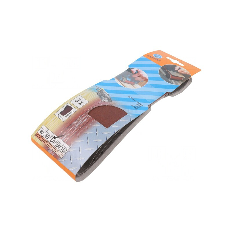Bandă abrazivă 75mm x 510mm | Electronic-mag.ro | Componente Electronice