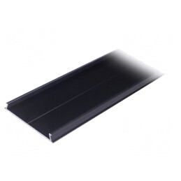 Carcasă de protecție neagră aluminiu pentru ecran C10 | Electronic-mag.ro | Componente Electronice