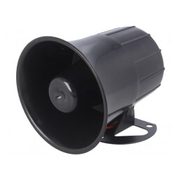 Sirenă Dinamică 6 Tonuri 1300mA 105mm | Electronic-mag.ro | Componente Electronice