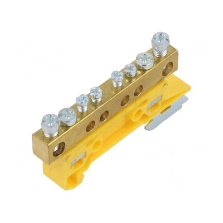 Regletă de Conexiuni 4mm2-16mm2, 6 Borne | Electronic-mag.ro | Componente Electronice