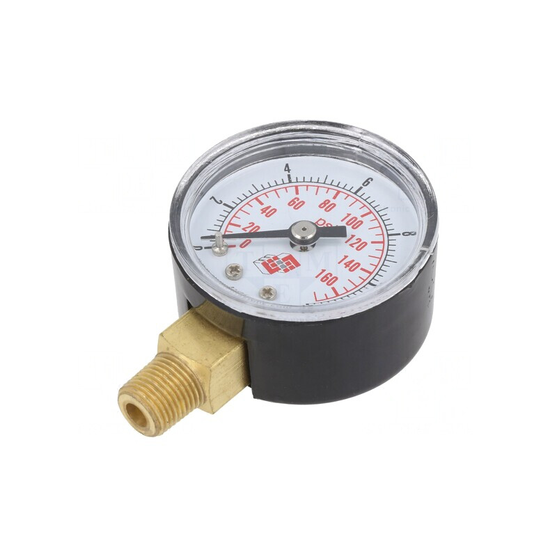 Manometru 0-12 bar 40mm pentru lichide și gaze inerte | Electronic-mag.ro | Componente Electronice Manometru 0-12 bar 40mm pentru lichide și gaze inerte | Electronic-mag.ro | Componente Electronice