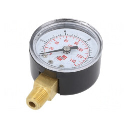 Manometru 0-10 bar 40mm pentru lichide și gaze | Electronic-mag.ro | Componente Electronice