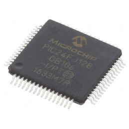 Microcontroler PIC24 128kB 32MHz TQFP64 | Electronic-mag.ro | Componente Electronice