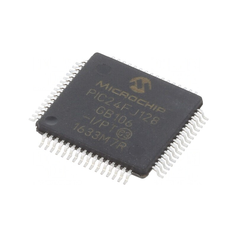 Microcontroler PIC24 128kB 32MHz TQFP64 | Electronic-mag.ro | Componente Electronice