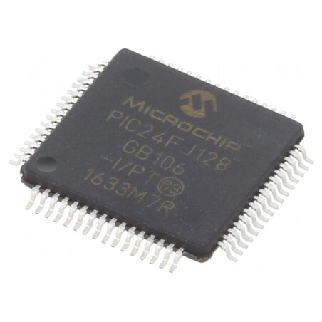 Microcontroler PIC24 128kB 32MHz TQFP64 | Electronic-mag.ro | Componente Electronice