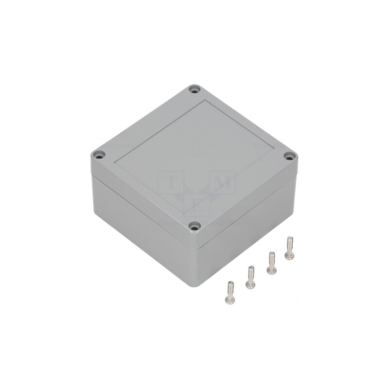 Carcasă Universală ABS Gri Închis 100x100x55mm | Electronic-mag.ro | Componente Electronice
