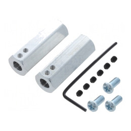 Kit Fixare Roată: Adaptor, Cheie Imbus, Șuruburi Montare | Electronic-mag.ro | Componente Electronice