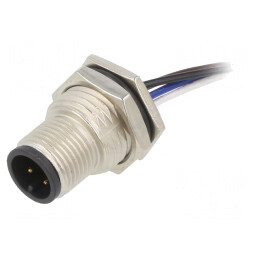Conector Industrial M12 4 Pini | Electronic-mag.ro | Componente Electronice
