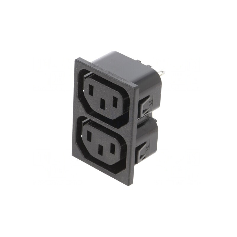 Conector Alimentare AC Mamă 250V 10A 1,5mm | Electronic-mag.ro | Componente Electronice