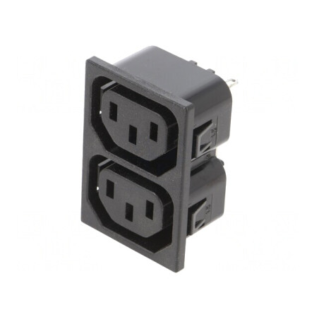 Conector Alimentare AC Mamă 250V 10A 1,5mm | Electronic-mag.ro | Componente Electronice
