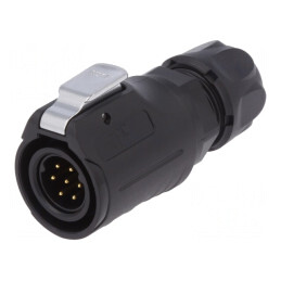 Mufă Circulară 16mm 7 Pin Aurit 5A | Electronic-mag.ro | Componente Electronice