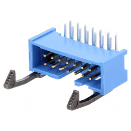 Soclu IDC Tată 14 PIN 90° THT Aurit | Electronic-mag.ro | Componente Electronice