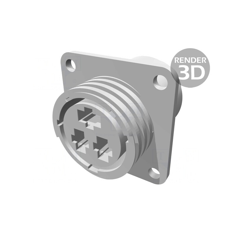 Soclu tată PIN 3 fără contacte CPC Series 3 17 | Electronic-mag.ro | Componente Electronice