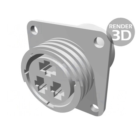Soclu tată PIN 3 fără contacte CPC Series 3 17 | Electronic-mag.ro | Componente Electronice