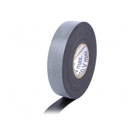 Bandă Autoamalgamantă Neagră 19mm x 6.7m | Electronic-mag.ro | Componente Electronice
