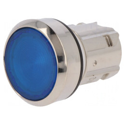 Comutator apăsare 22mm albastru | Electronic-mag.ro | Componente Electronice