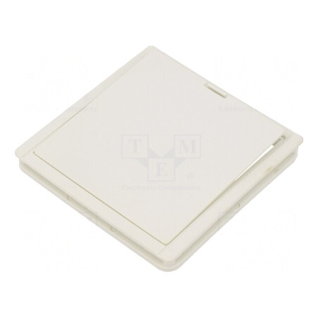 Compartiment baterii alb 69mm x 68,5mm | Electronic-mag.ro | Componente Electronice